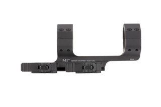 The Midwest Industries 34mm quick detach scope mount features a 1.4 inch extended base